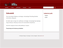 Tablet Screenshot of anthroserbia.org